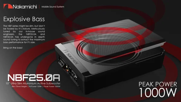 Nakamichi Subwoofer 1000w – Image 9