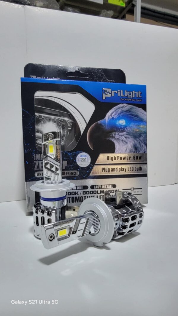 lampe Led Prilight H7 ( 60W sans ballast parasite radio )