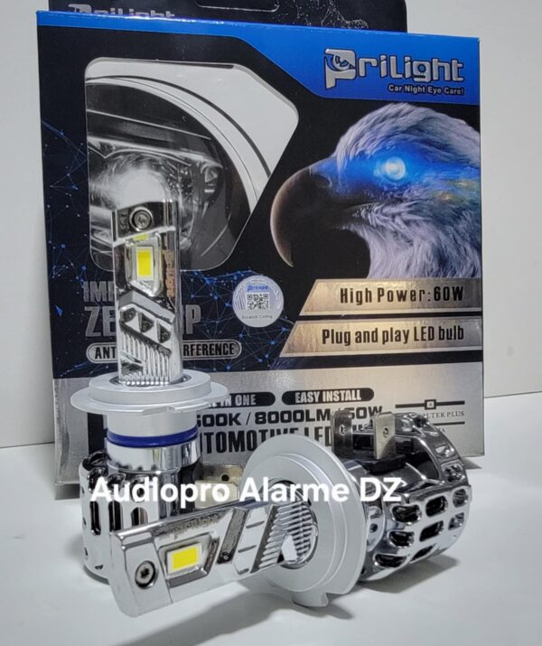 Lampe Led Prilight H7 ( 60w sans ballast / Antiparasite )