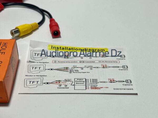 Caméra de Recul HD CCD 170° ( carre ) – Image 4