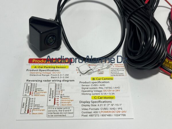 Caméra de Recul HD CCD 170° ( carre ) – Image 5